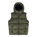 Green Nylon Puffer Vest