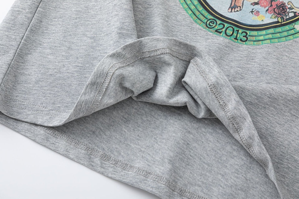 Off-White Fresco Oval T-Shirt — Grey / Black / White