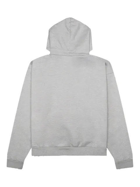 MEMBERS OF THE RAGE embroidered distressed hoodie
