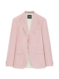 boss one slim-fit jacket in virgin wool, silk and linen