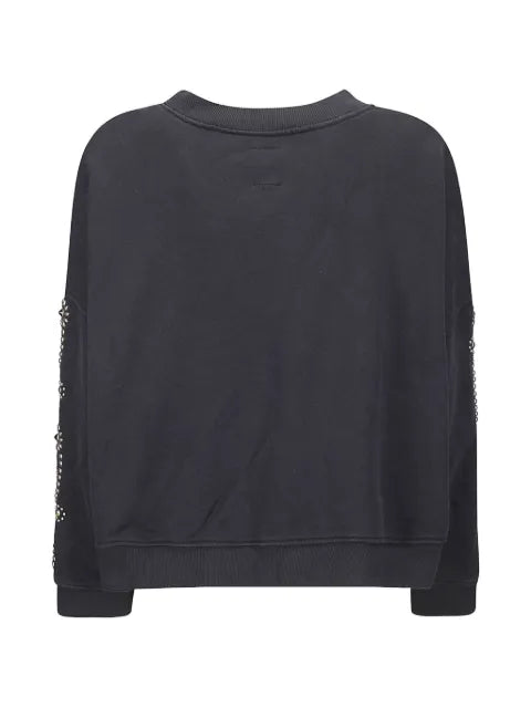 Htc Los Angeles stud-embellished paisley sweatshirt