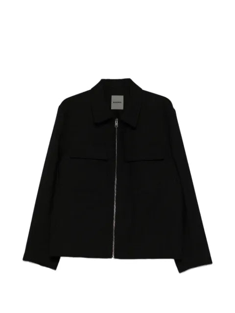 SANDRO zip-fastening pocket jacket