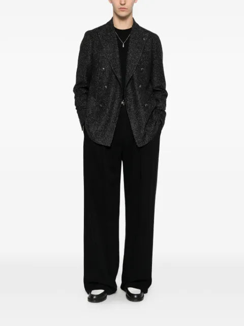 Tagliatore double-breasted bouclé jacket
