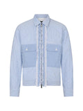 DSQUARED2 mixed stripes bomber jacket