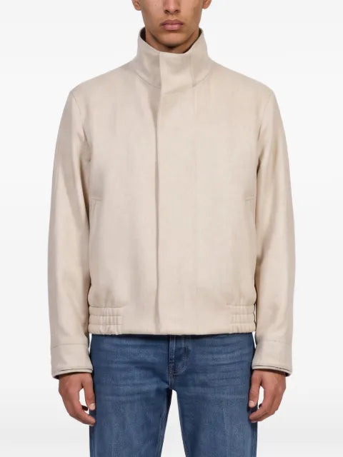 Lardini high-neck lightweight jacket