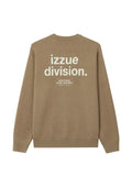 izzue logo-print crew-neck sweatshirt