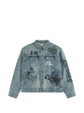 EVISU Fortune Theme hand-painted denim jacket