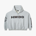 HMDD Chimstone Zip Up Hoodie Grey