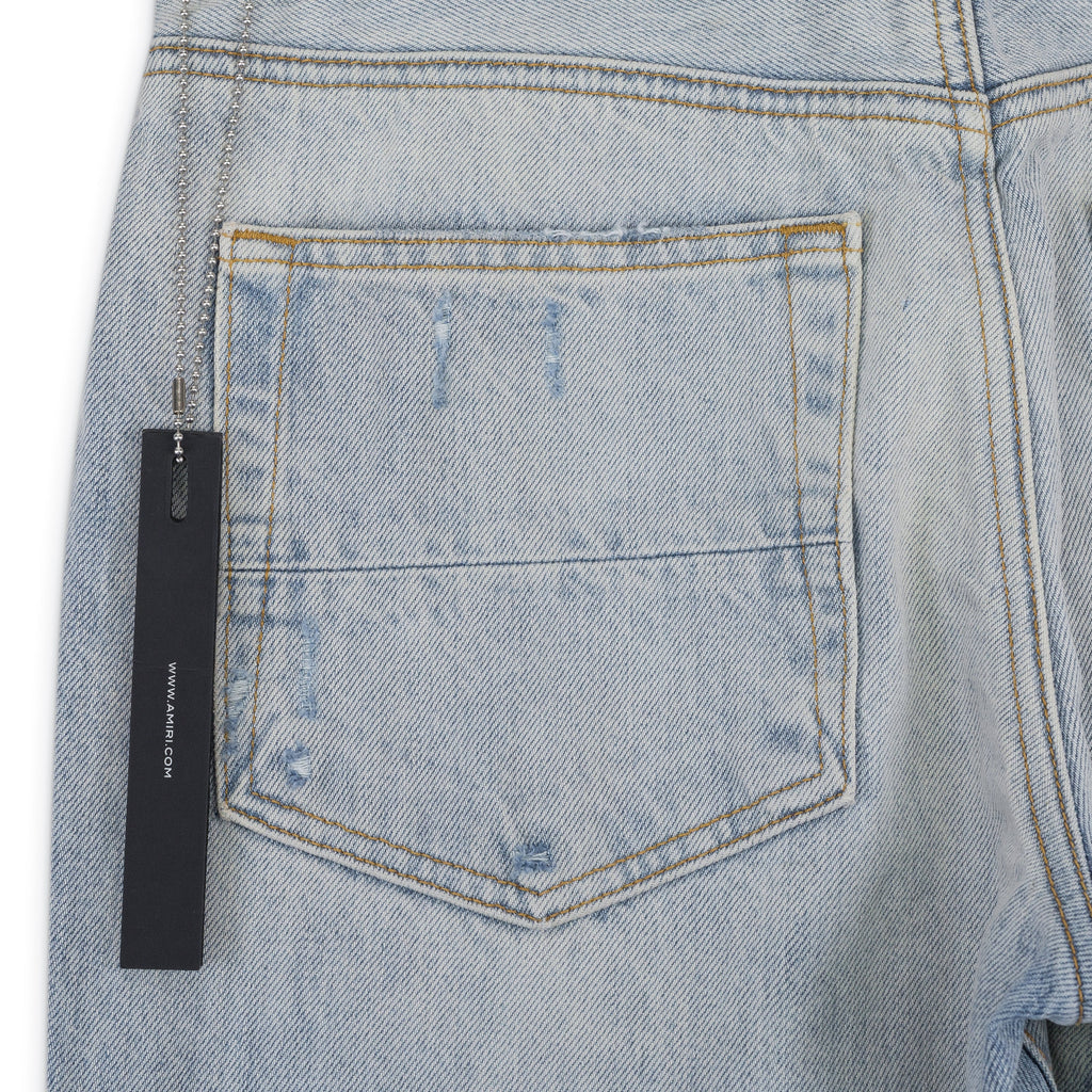 Stone Indigo MA Bar Logo Straight Jeans
