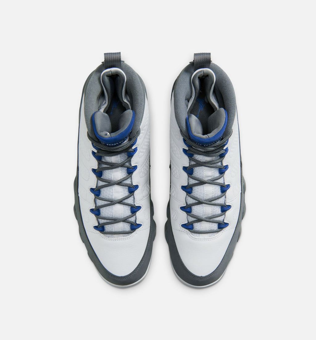 Air Jordan 9 Retro Men's Lifestyle Shoe - White/French Blue/Flint Grey
