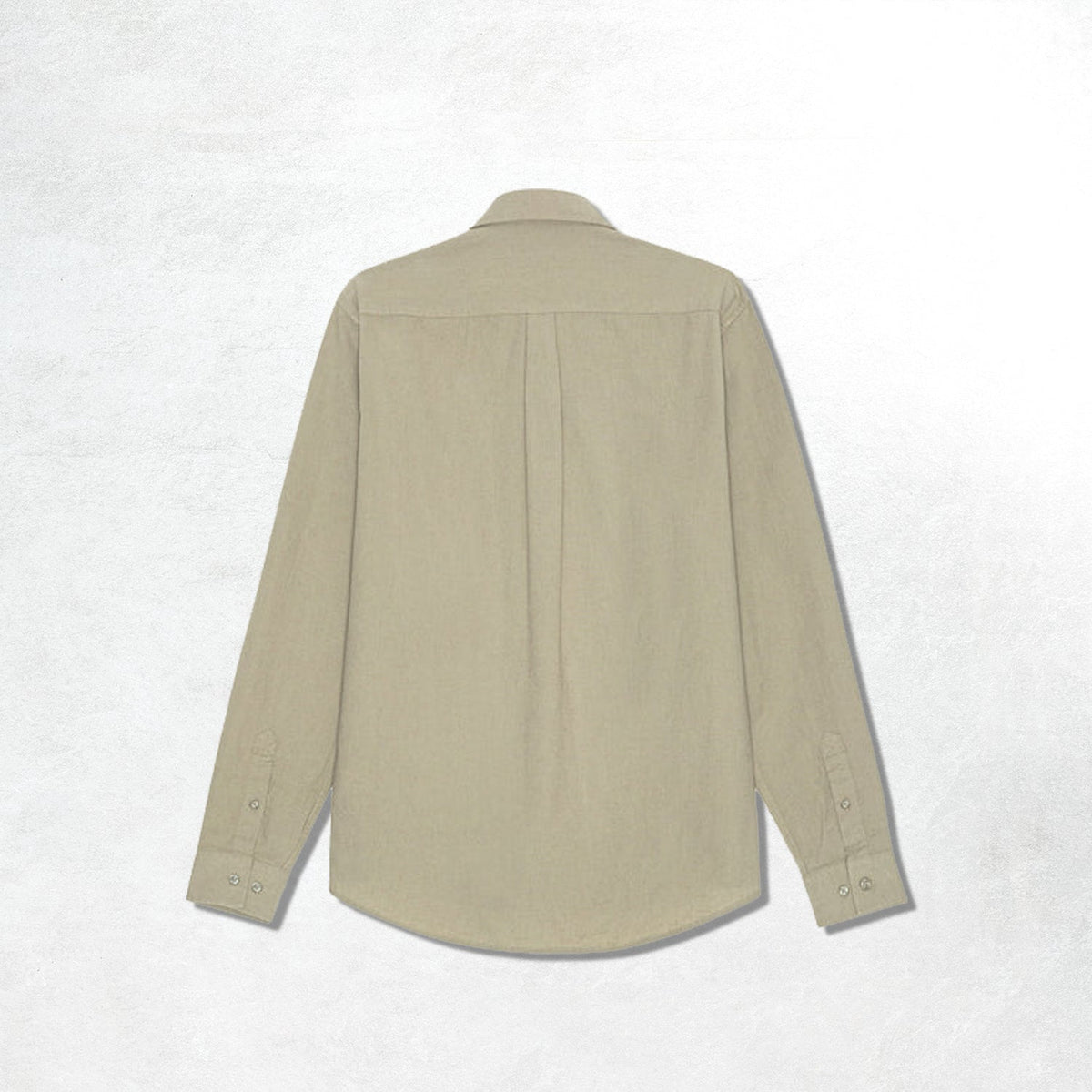 Les Deux Konrad Cotton Linen Shirt: Laurel Oak Sand