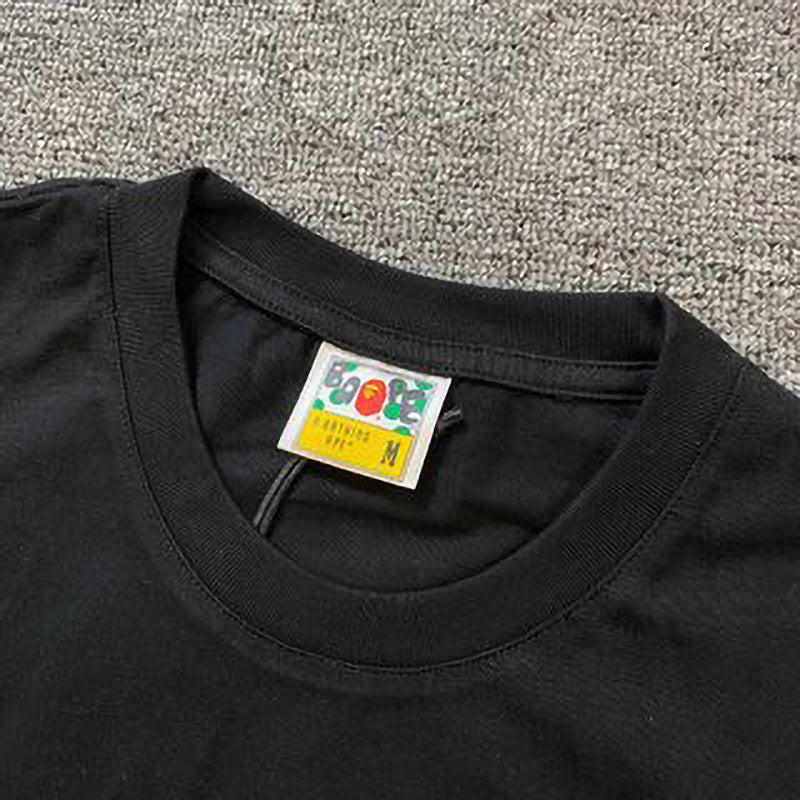 BAPE Red Check Ape Head Men's Graphic T-Shirt - White