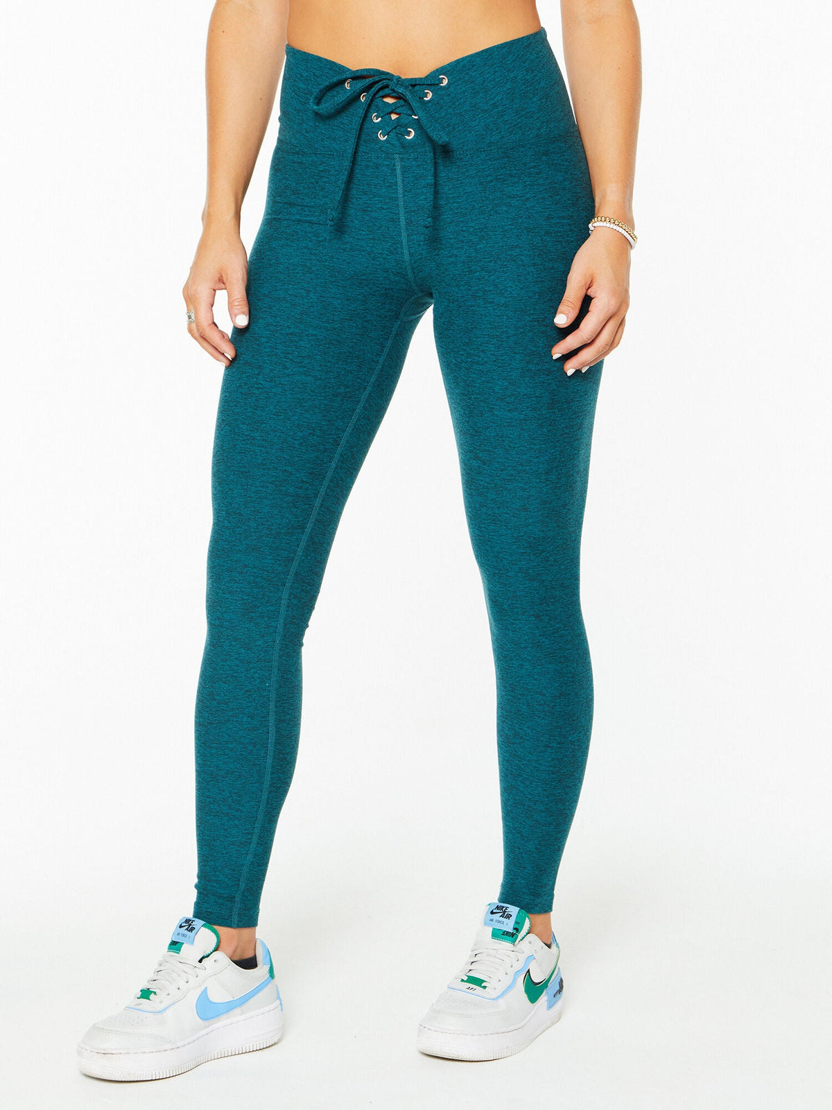 STRETCH FOOTBALL LEGGING TEAL