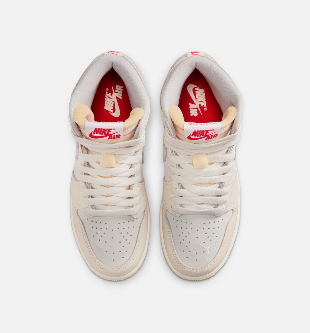 Air Jordan 1 Retro High OG GS Sneakers | Sail/University Red/Pale Ivory/Coconut Milk/Phantom