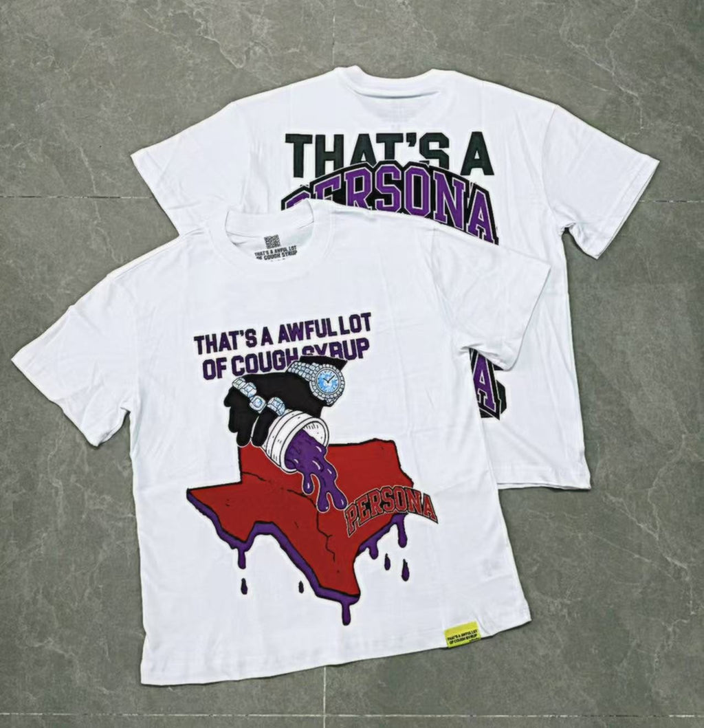 THAT'S A AWFUL LOT OF COUGH SYRUP Front & Back Graphic T-Shirt