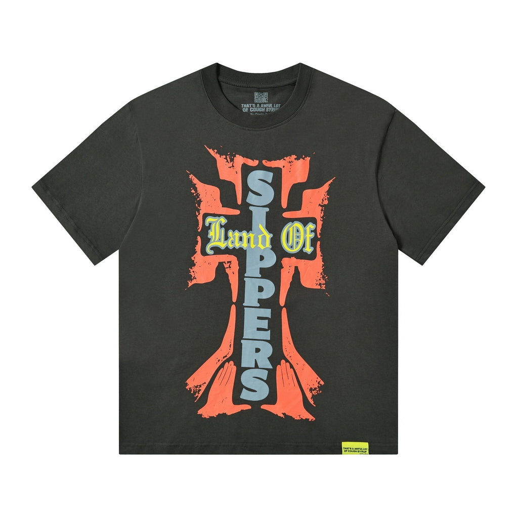 THAT'S A AWFUL LOT OF COUGH SYRUP Cross Graphic Short-Sleeve T-Shirt