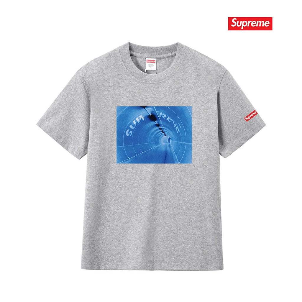 Supreme Blue Chest Graphic Short-Sleeve T-Shirt