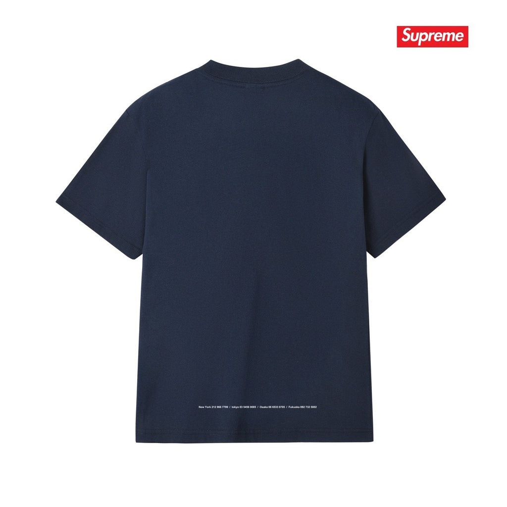 Supreme Blue Chest Graphic Short-Sleeve T-Shirt