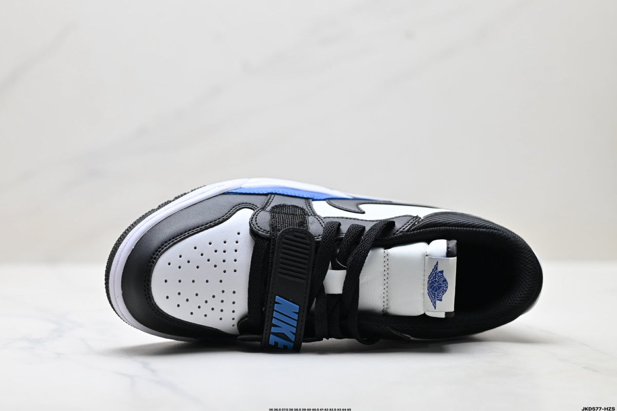 Jordan Legacy 312 Low Black White Royal Blue Sneakers
