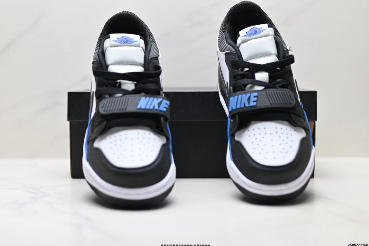Jordan Legacy 312 Low Black White Royal Blue Sneakers