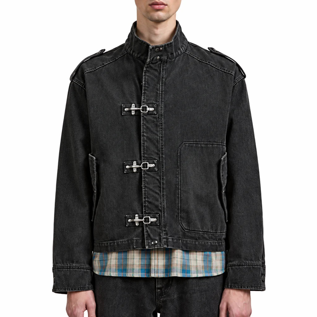 Found Utility Clasp Work Jacket