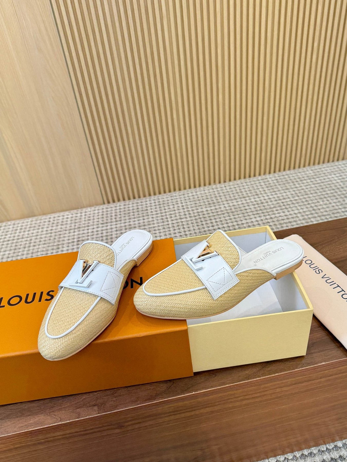 Louis Vuitton Woven Mule Sandals