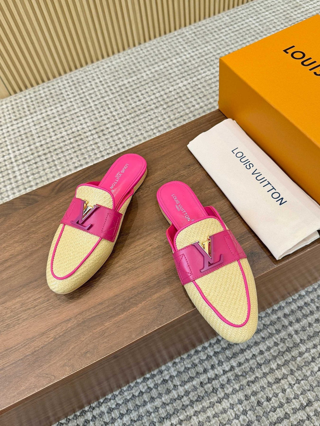 Louis Vuitton Woven Mule Sandals