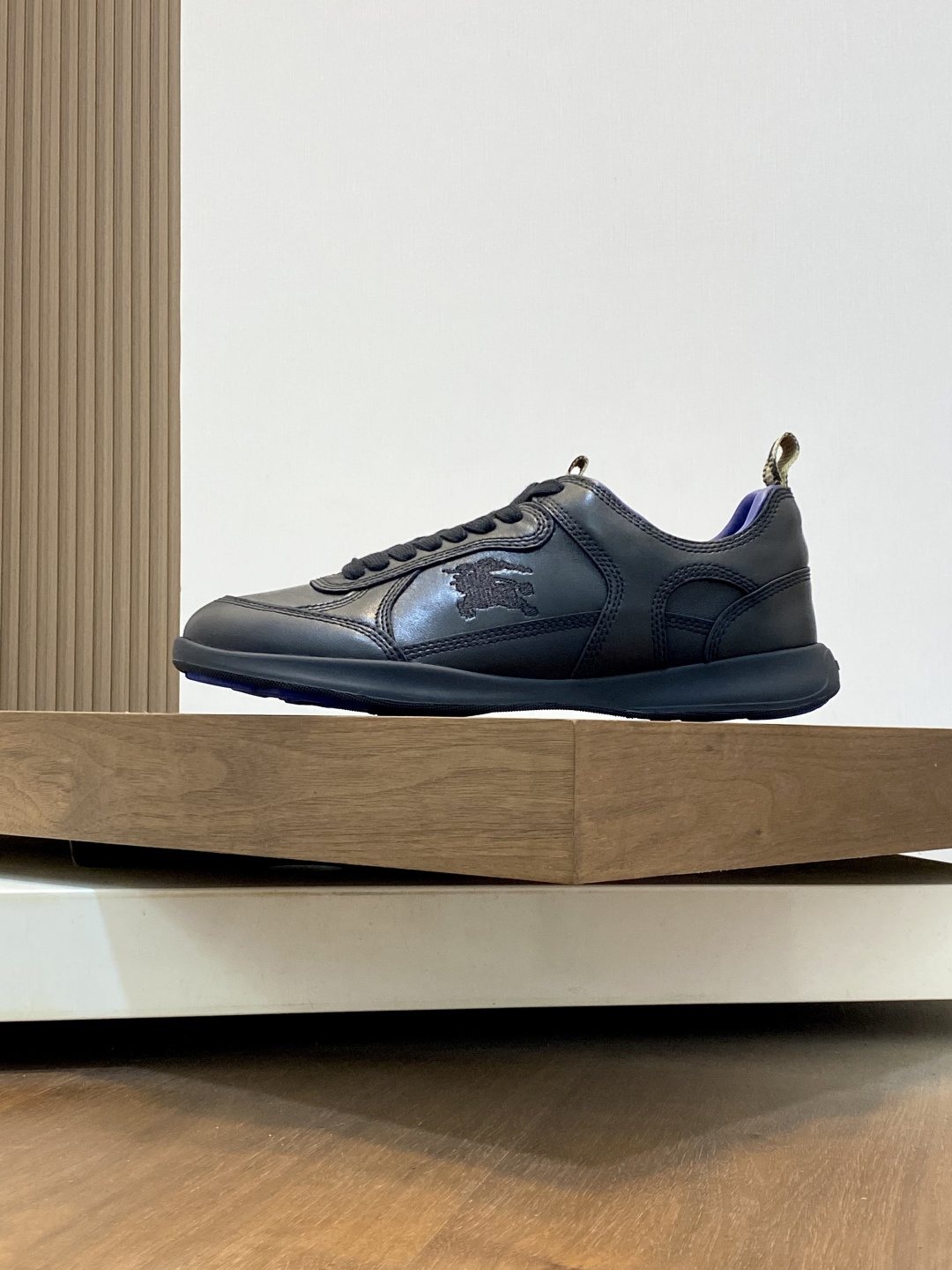 Burberry Check-Accent Low-Top Sneakers
