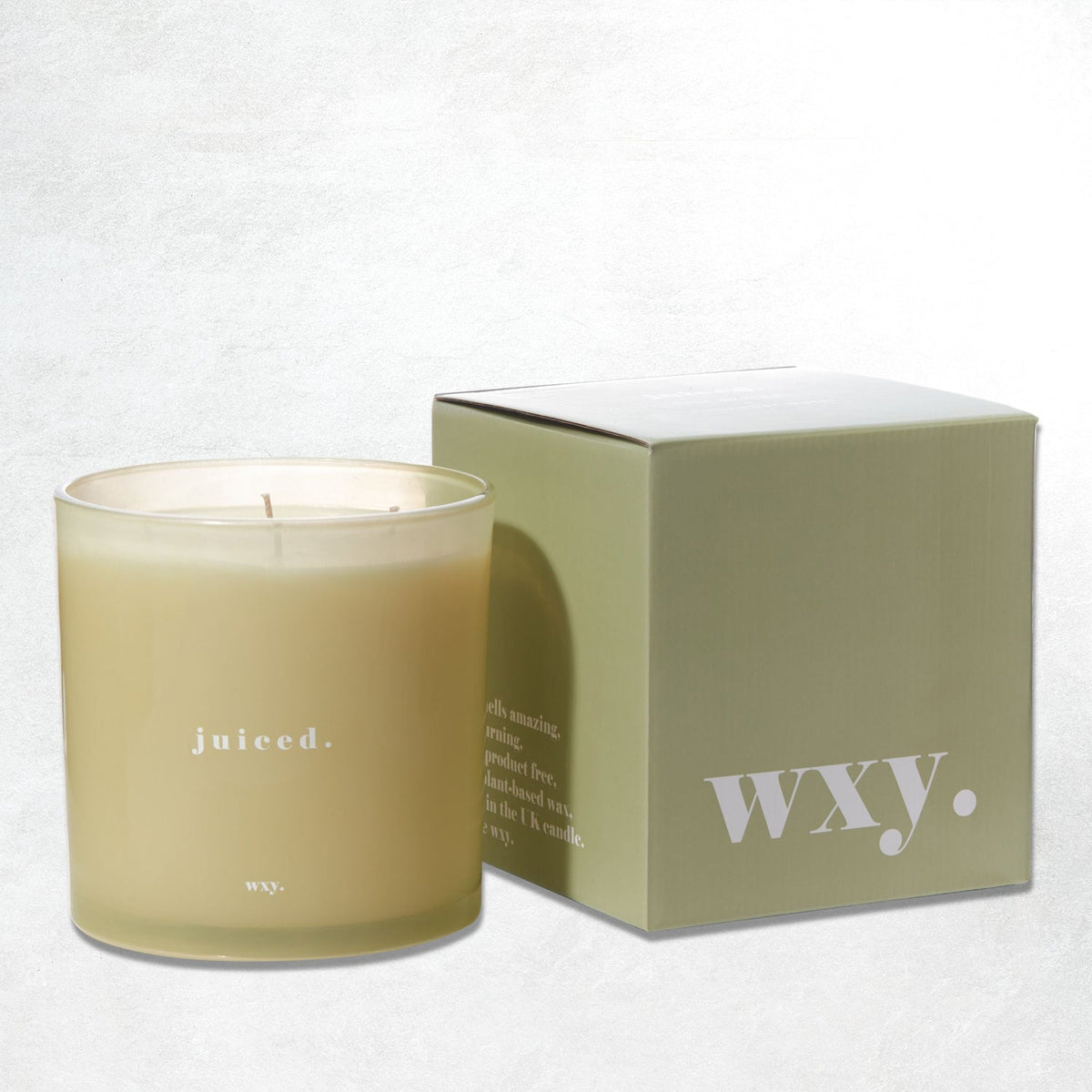 wxy. 53oz candle - juiced: avocado & cucumber water